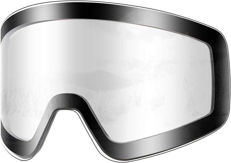 Snower Adults Ski Goggles Replacement Lens With UV Protection and Anti-Fog Treatment - Image 1